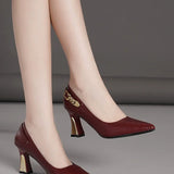 Talesse Chain Accent Heels