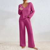 Evangeline Ribbed Knit Lounge Set