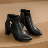 Madison Zip Ankle Boots