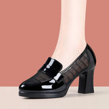 Francesca Block Heel Pumps