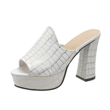 Palermo Croc Heels