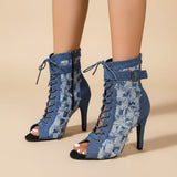 Carina Fringe Lace Boots