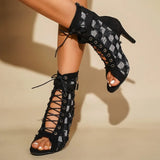 Carina Fringe Lace Boots