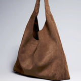 Vegan Suede Tote Bag