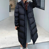 Long Women's Water and Windproof Winter Parka