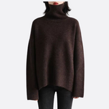 Women's Warm oversized turtleneck sweater