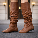 Brisala Wrinkled Calf Boots