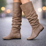 Brisala Wrinkled Calf Boots