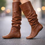 Brisala Wrinkled Calf Boots